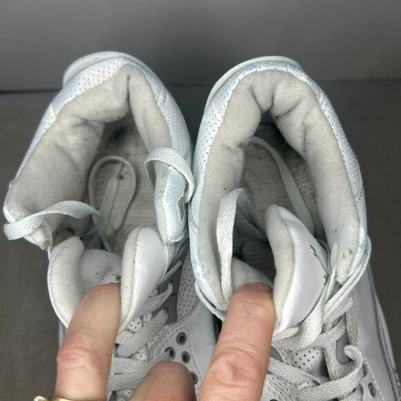Nike Air Jordan 3 Retro Pure Money Triple White Elephant Print Sneakers - Picture 8 of 10